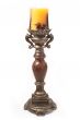 Antique wooden candlestick