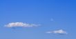 Clouds and moon