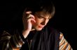 The man with phone
