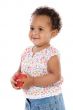 Baby with an apple