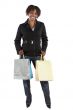 Attractive shopping girl