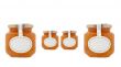 Apricot jam jars