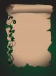 Parchment with ivy