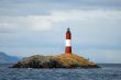 Famous lighthouse on the Beagle Channel