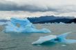 Iceberg in lake Argentino near Upsala glacier.