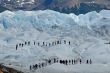 Trekking on the Perito Moreno glacier, Argentina.