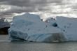 Iceberg in lake Argentino near Upsala glacier.