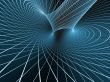 Blue abstract 3d background from a grid