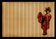 Background - an ancient Japanese reed mat