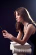 lady with mobile phone