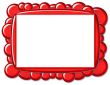 Red Bubble Frame