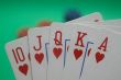 Poker Hand - Hearts Straight Flush