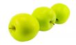 three green apples