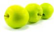 three green apples