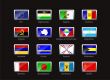 Flag icon set  - part 1