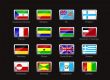 Flag icon set  - part 4