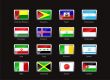 Flag icon set  - part 5