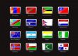 Flag icon set  - part 8