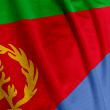 Eritrean Flag Closeup