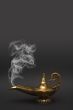 Smoking Genie Lamp