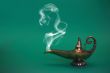 Smoking Genie Lamp