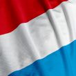 Luxembourg Flag Closeup