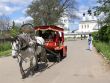 Old style town - horse car