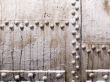 old metal tank with rivets
