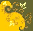 yellow curls background