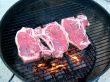 T-Bone Steaks on the Grill