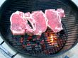 T-Bone Steaks on the Grill