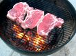 T-Bone Steaks on the Grill