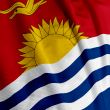 Kiribati Flag Closeup