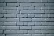 white painted brick wall