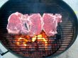 T-Bone Steaks on the Barbecue Grill