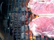 T-Bone Steaks on the Barbecue Grill