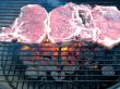 T-Bone Steaks on the Barbecue Grill