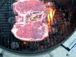 T-Bone Steaks on the Barbecue Grill