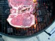 T-Bone Steaks on the Barbecue Grill