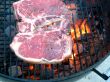 T-Bone Steaks on the Barbecue Grill