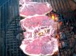 T-Bone Steaks on the Barbecue Grill