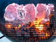 T-Bone Steaks on the Barbecue Grill