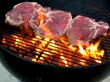 T-Bone Steaks on the Barbecue Grill