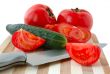 Vegetables on cutting board.