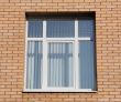 Window on a brick wall