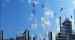 mirror reflection of sky and clouds