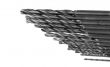 Set of metal borer on a white background