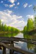 Dream of fisherman. Evening ashore lake