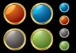 metal rim buttons
