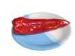 red hot pepper on a plate